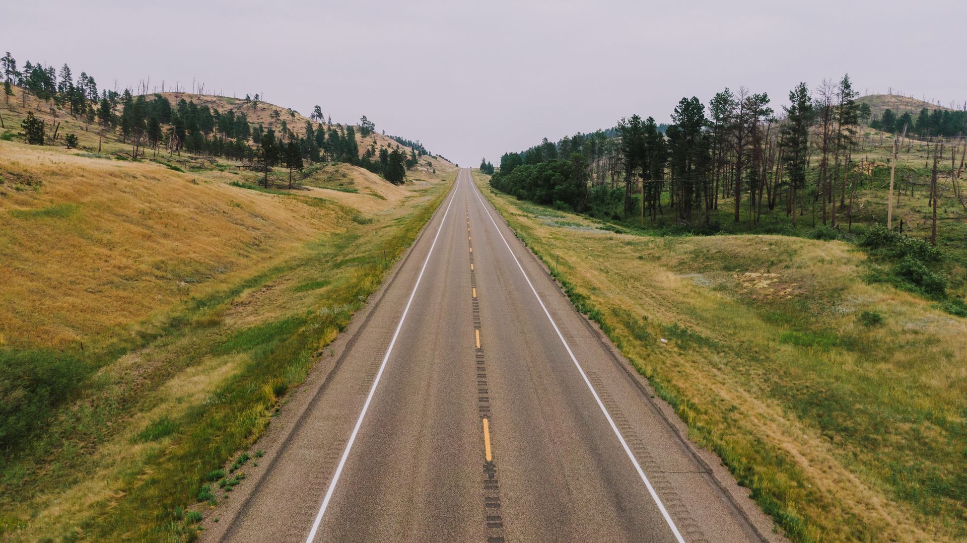 Long road stretching ahead representing a long loan term